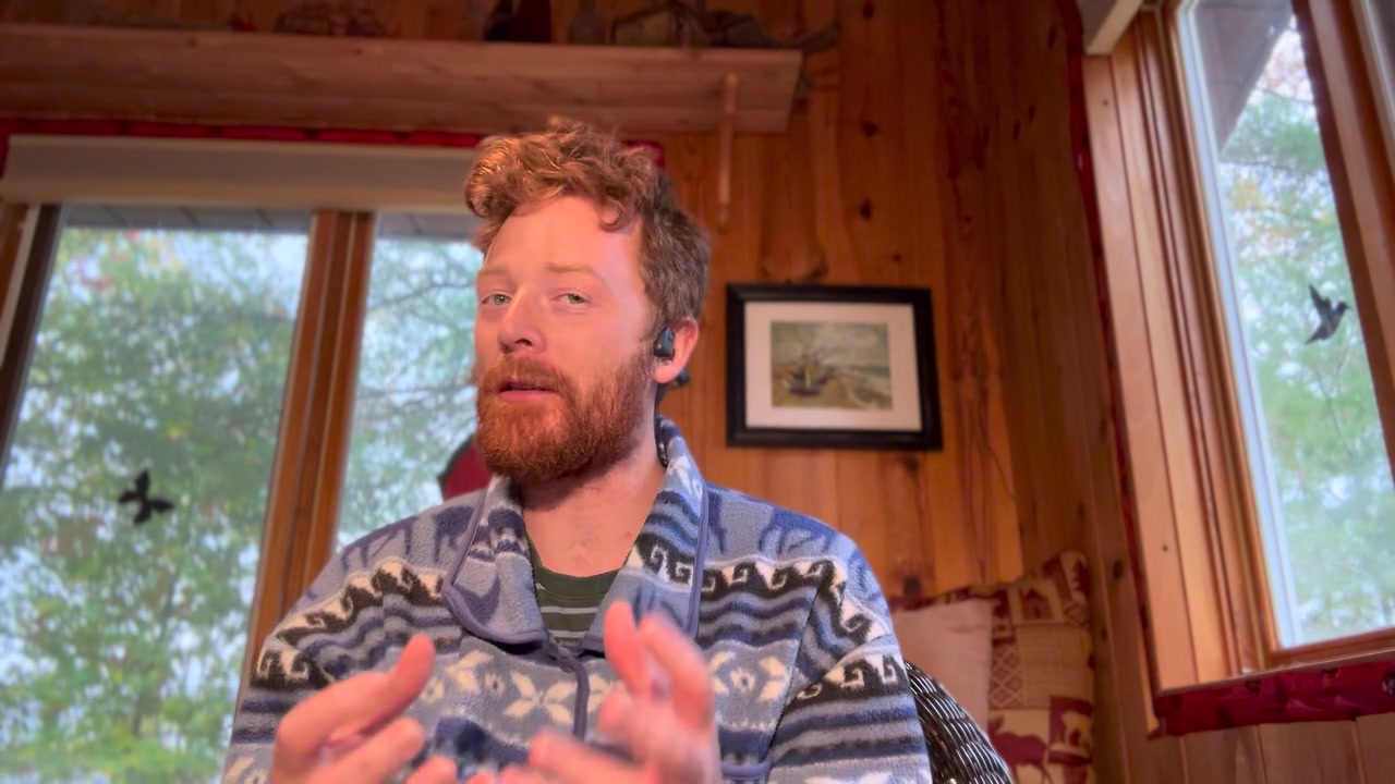Eric teaching during a guided meditation